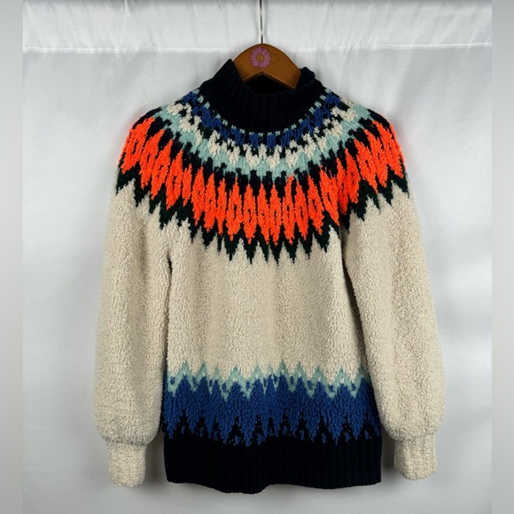 Pilcro X Anthropologie Ivory Turtleneck Sweater - Picture 2 of 6